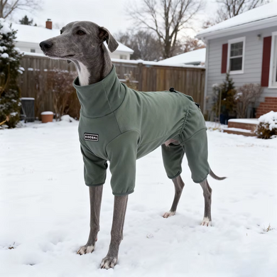 Комбінезон для собак KOOGAL Stretchable Turtleneck Jumpsuit, Green Gray KOOGAL