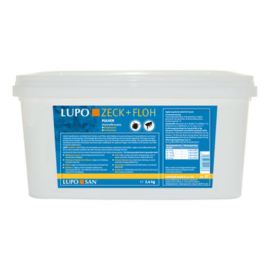 Харчова добавка для захисту від бліх та кліщів LUPO Zeck + Floh з часником та вітамінами групи В Luposan