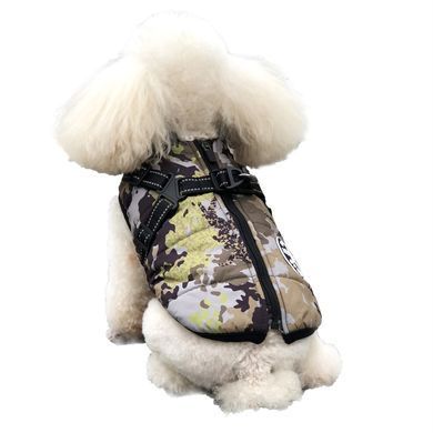 Світловідбивна зимова куртка для собак V.PET.B.R D58 camo V.PET.B.R