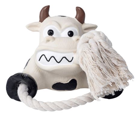 Игрушка для собак Quapas! Dog Toy Fun Cow with rope Quapas!