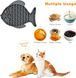 Силиконовый коврик для лизания для собак Derby Fish Shaped Dog Lick Mat, Голубой, 24,5х19 см