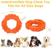 Игрушка-кольцо для собак Derby Rubber Dog Chew Toy Ring, Оранжевый