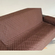Високоякісний водонепроникний чохол на диван Modern Sofa Cover Chocolate, 162х187 см