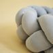 Лежанка для собак і котів Люпосанчик Stylish hand-crocheting plush Pet Bed, Dark Grey, S, 50х15 см