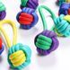 Іграшка для собак Derby Dog Rope Toy - Ball with Long Handle, Зелений