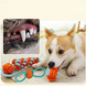 Іграшка для собак Derby Dog Rope Toy - Ball with Long Handle, Зелений