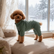 Комбінезон для собак KOOGAL Stretchable Turtleneck Jumpsuit, Green Gray, 2XL, 40 см, 60 см, 39 см