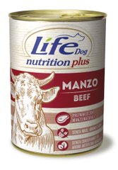 Консерва для собак LifeDog Кусочки говядины (beef chunks), 400 г LifeNatural