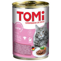 Суперпремиум корм для котов TOMi Veal - влажный корм с телятиной TOMi