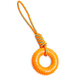 Іграшка для собак Derby Dog Tug Toy у вигляді пончика та мотузки Derby