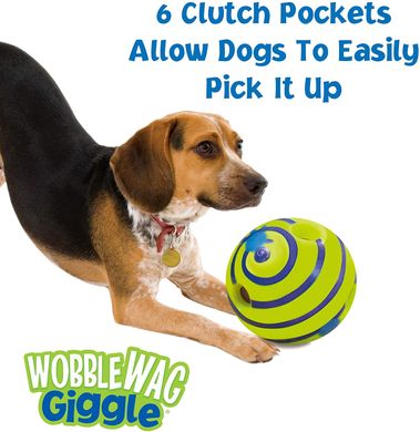 Інтерактивна іграшка-м'яч для собак Wobble Wag Giggle Ball Wobble Wag Giggle