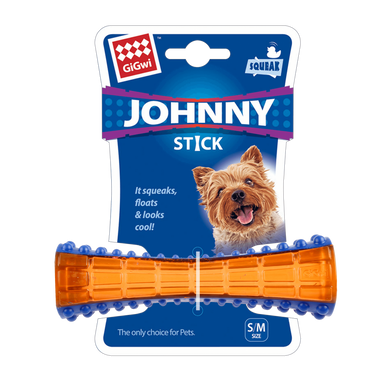 Іграшка для Собак Gigwi Johnny Stick з пищалки S/M 15 см GiGwi