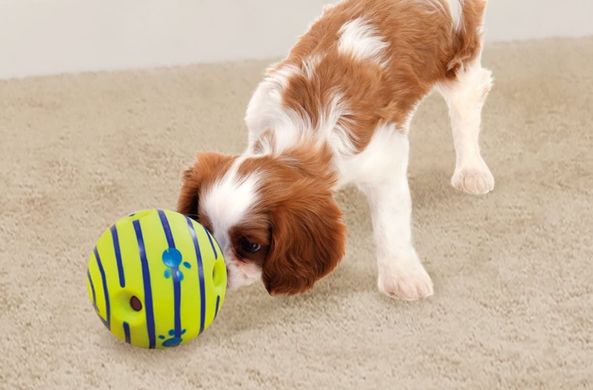 Интерактивная игрушка-мяч для собак Wobble Wag Giggle Ball Wobble Wag Giggle