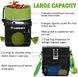 Сумка для вигулу і дресирувань LANNEY Dog Treat Pouch з клікером і мискою (Black with Green)