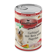 LandFleisch консервы для пожилых собак с домашней птицей, рисом и паприкой