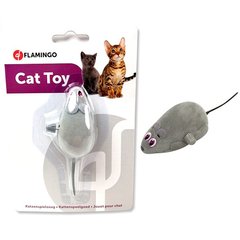Завідна мишка для котів Flamingo Wind UP Mouse (на колесиках) Flamingo