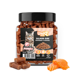 Ласощі для котів UNIQ PETS CAT SNACKS PURRY Кубики з лосося UniQ PETS
