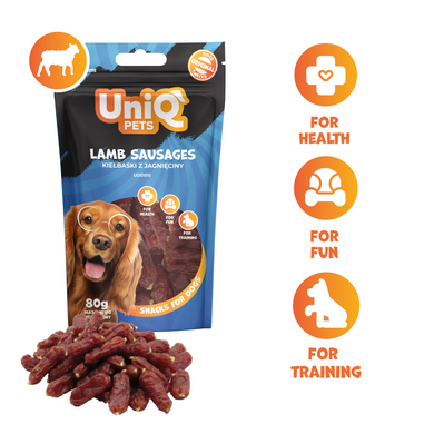 Лакомство для собак UniQ PETS Сосиски из баранины UniQ PETS