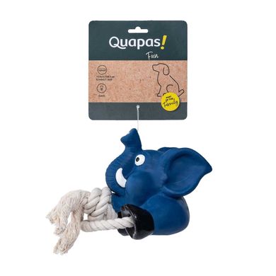 Іграшка для собак Quapas! Dog Toy Fun Elephant with rope Quapas!