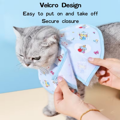 Ветеринарний комір для котів і малих собак Wang Sheng Meow Elizabeth Collar, Blue