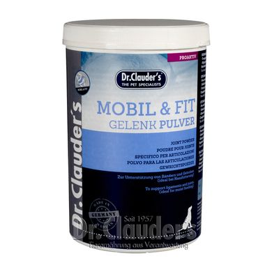 Пищевая добавка для суставов и связок собак Dr.Clauder's Mobil & Fit Gelenk Pulver Dr.Clauder's