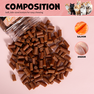 Лакомство для кошек UNIQ PETS CAT SNACKS PURRY Кубики из лосося UniQ PETS