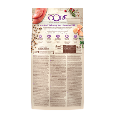 Сухой корм для котят Wellness CORE Kitten Original с индейкой и курицей Wellness CORE