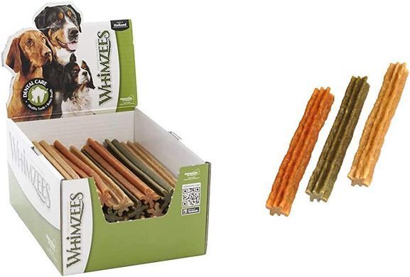 Натуральные лакомства для зубов собак WHIMZEES Dental Treats Stix, 1 шт. WHIMZEES