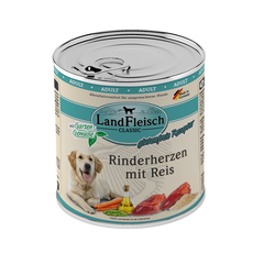 LandFleisch консерви для собак з яловичим серцем, рисом і свіжими овочами LandFleisch