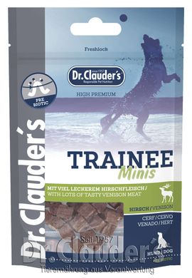 Ласощі для собак Dr.Clauder's Mini Trainee Snack Venison з олениною Dr.Clauder's