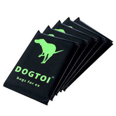 Біорозкладні пакети для собак DOGTOI, 60шт. DOGTOI