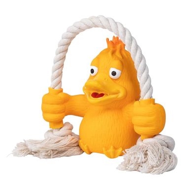 Игрушка для собак Quapas! Dog Toy Fun Duck with rope Quapas!