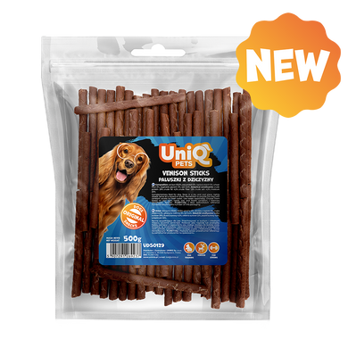 Ласощі для собак UniQ PETS Стіки з оленини UniQ PETS