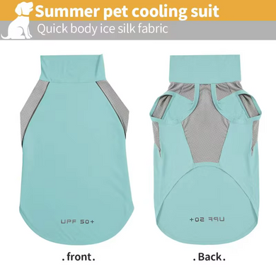 Літній сонцезахисний одяг для собак Derby Summer Sun-protective Dog Clothing, Turquoise Derby