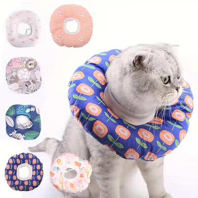 М'який комір для котів і невеликих собак SH PET Blue Animal Fair