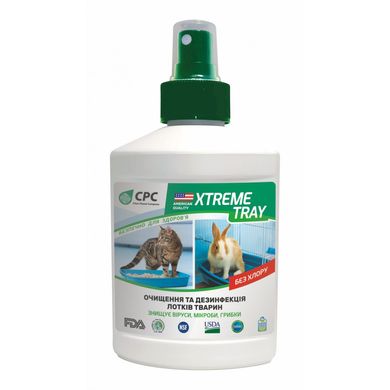 Засіб для очищення та дезінфекція лотків тварин Xtreme Tray EMS