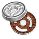 Металева миска для повільного харчування собак Derby Stainless Steel Slow Feeder Dog Bowl