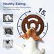 Металева миска для повільного харчування собак Derby Stainless Steel Slow Feeder Dog Bowl