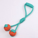 Іграшка для собак Derby Dog Rope Toy - 2 Balls with Long Handle Derby