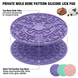 Силиконовый коврик для лизания с присосками Derby Bone Pattern Pet Licking Pad для домашних животных, Мятный, 20х20 см