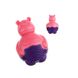 Іграшка Gigwi Suppa Puppa з пищалкою для маленьких собак, цуценят і котів Гіпопотам 9 см, X-Small