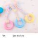 Жувальна іграшка для собак Derby Ribbed ring with cotton rope, Рожевий