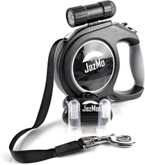 Висувний повідок для собак JazMo Premium з світлодіодним ліхтариком