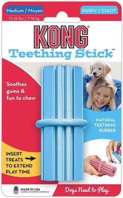 Жевательная игрушка для прорезывания зубов для щенков KONG Puppy Teething Stick KONG