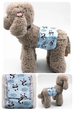 Многоразовый подгузник-пояс для кобеля Derby Pandas Derby