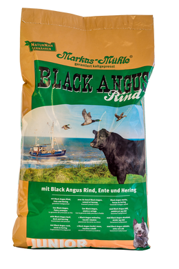 Сухой корм для щенков и молодых собак Markus-Muhle Black Angus Junior с говядиной Markus-Muhle