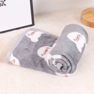 Плед для собак и котов Pelushka One Layer Print Pet blanket, grey Pelushka