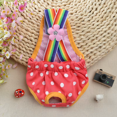 Багаторазовий підгузок для сук Derby Reusable Dog Diaper KS012-02 на шлейках Derby