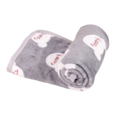 Плед для собак и котов Pelushka One Layer Print Pet blanket, grey Pelushka