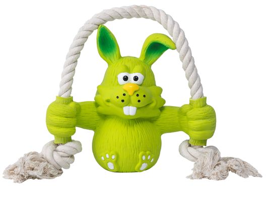 Игрушка для собак Quapas! Dog Toy Fun Rabbit with rope Quapas!